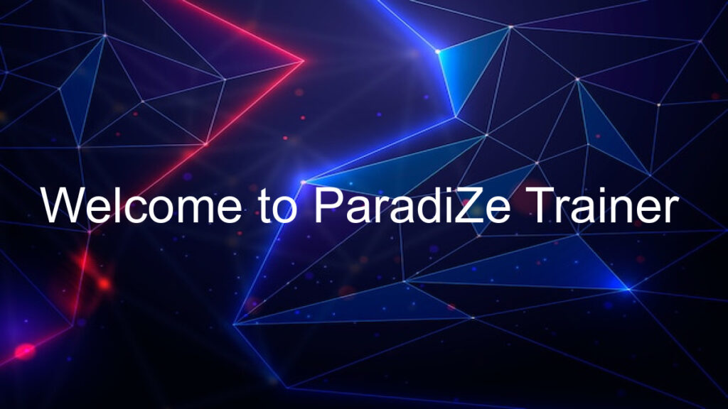 Welcome to ParadiZe Trainer