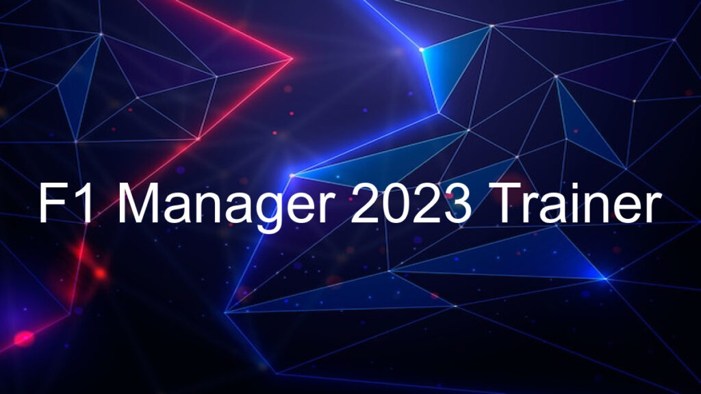 F1 Manager 2023 Trainer