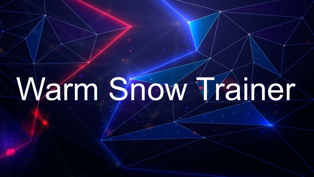Warm Snow Trainer