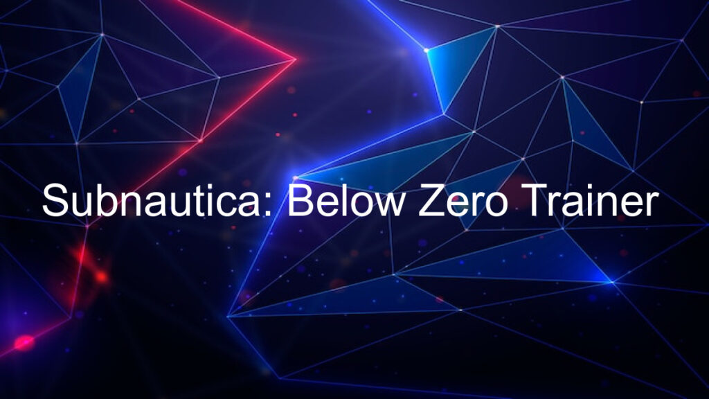 Subnautica: Below Zero Trainer