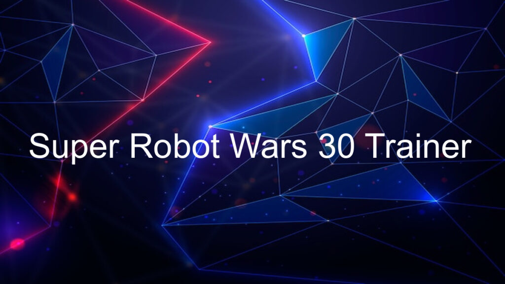 Super Robot Wars 30 Trainer